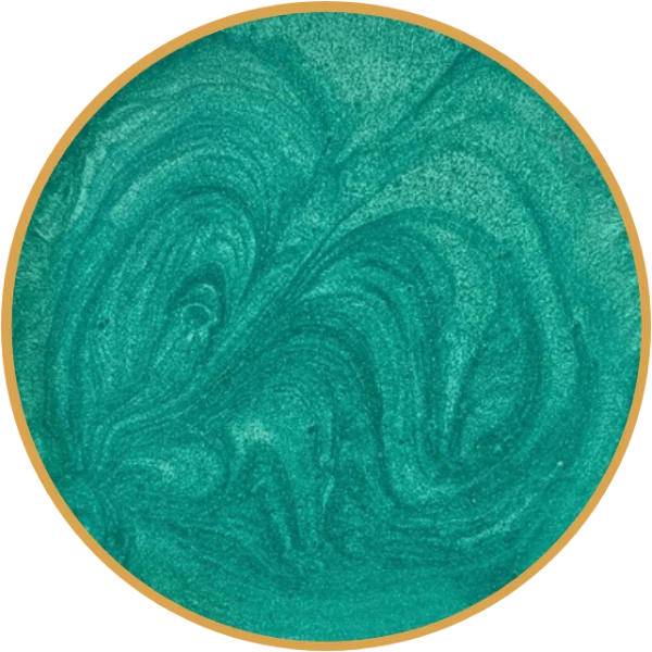 Metallic epoxy floor colour Crystal Green - Top Epoxy Flooring