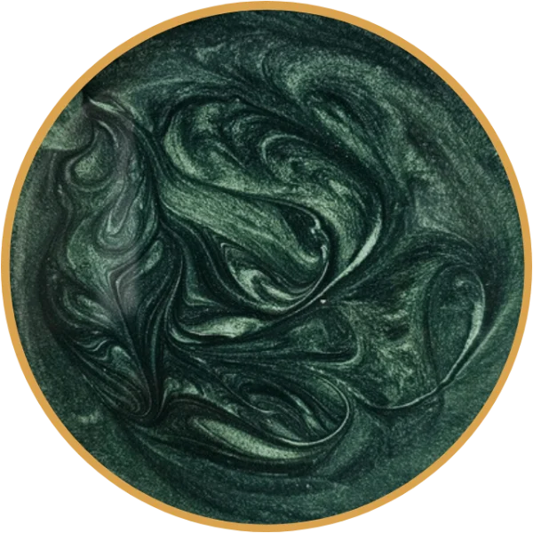 Metallic epoxy floor colour Forest Green - Top Epoxy Flooring