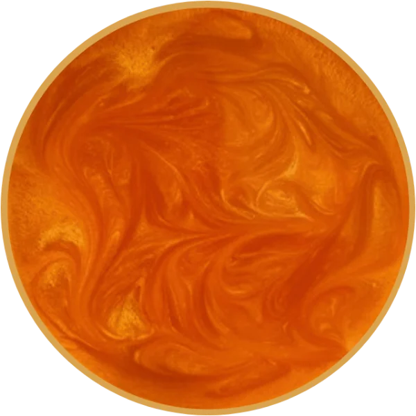 Metallic epoxy floor colour Orange - Top Epoxy Flooring